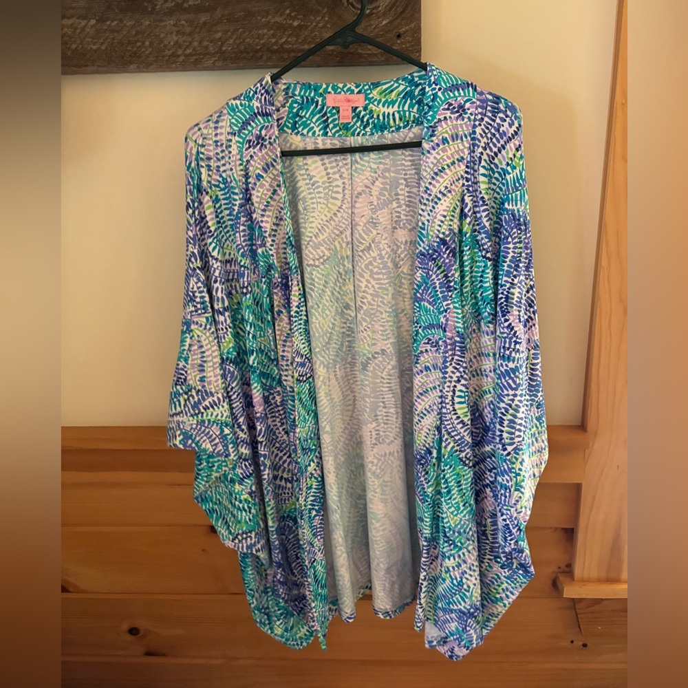 Lily Pulitzer Open Batwing Swim Coverup size s/m